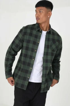 Camisa De Flanela Aos Quadrados