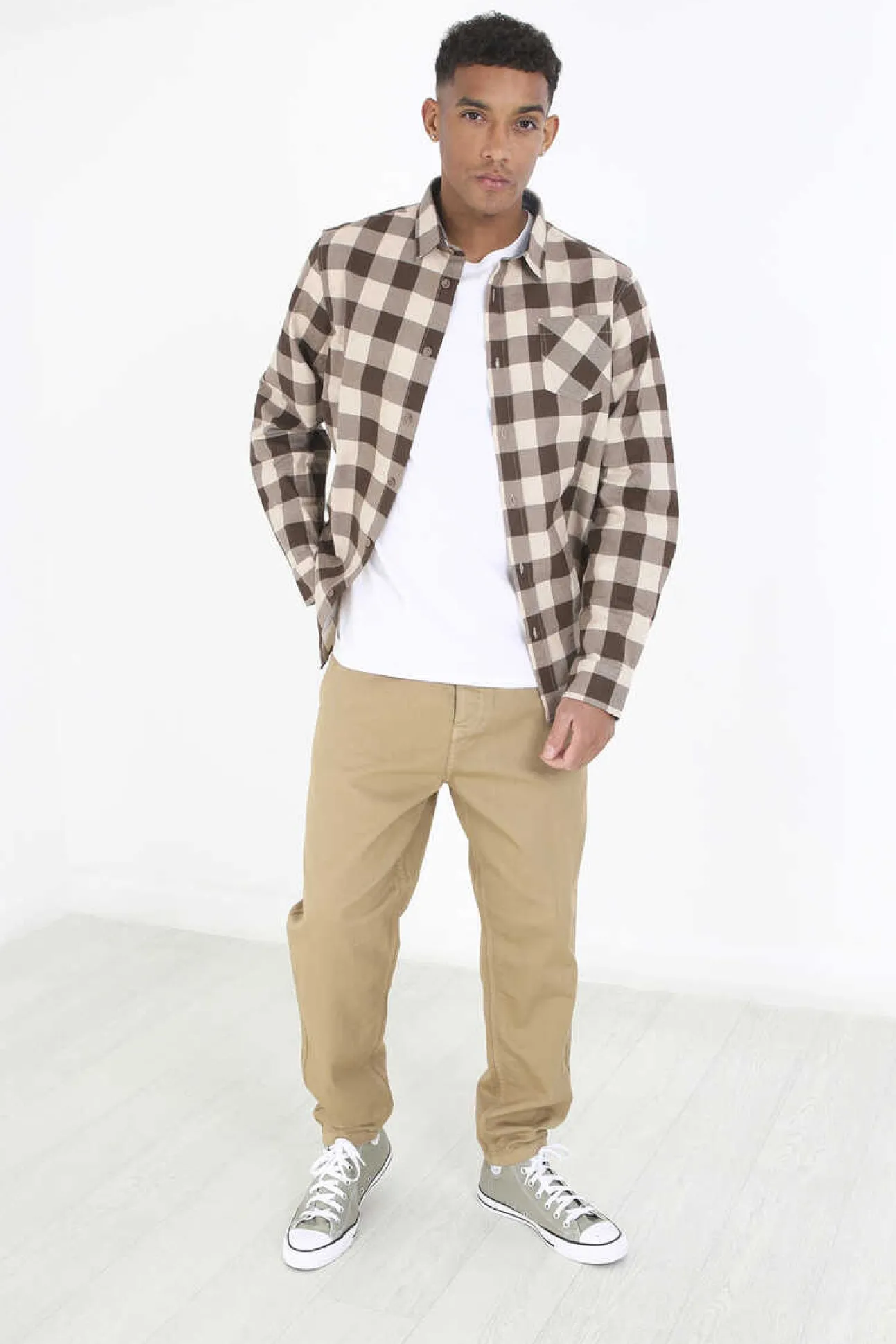 Camisa De Flanela Aos Quadrados