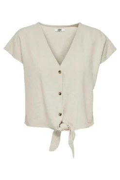 Camisa De Linho Manga Curta