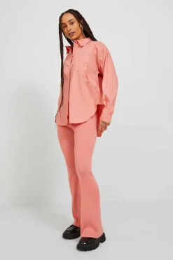 Camisa De Manga Comprida De Popelina