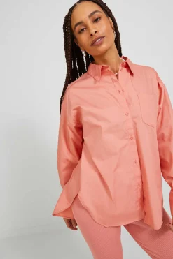 Camisa De Manga Comprida De Popelina