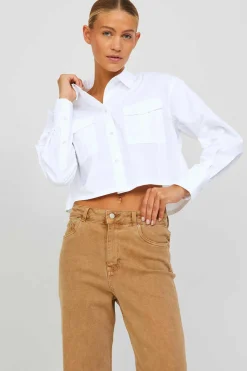 Camisa De Manga Comprida Popelina