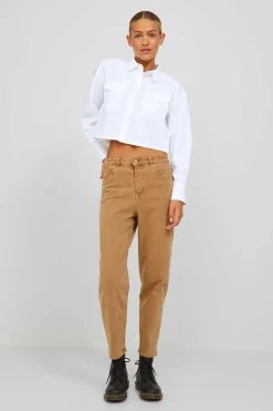 Camisa De Manga Comprida Popelina