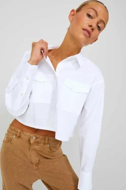 Camisa De Manga Comprida Popelina