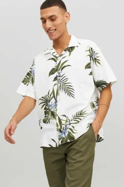 Camisa De Manga Curta Estampada