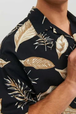 Camisa De Manga Curta Estampada