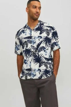 Camisa De Manga Curta Estampada