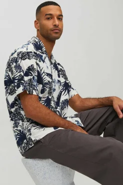 Camisa De Manga Curta Estampada