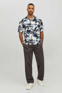 Camisa De Manga Curta Estampada