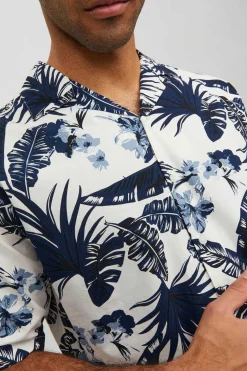 Camisa De Manga Curta Estampada