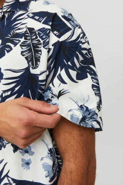 Camisa De Manga Curta Estampada