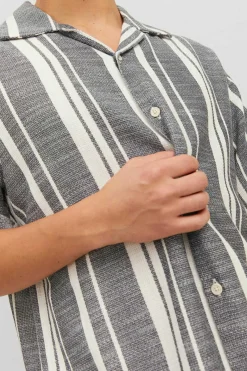 Camisa De Manga Curta Riscas