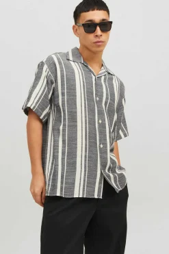 Camisa De Manga Curta Riscas