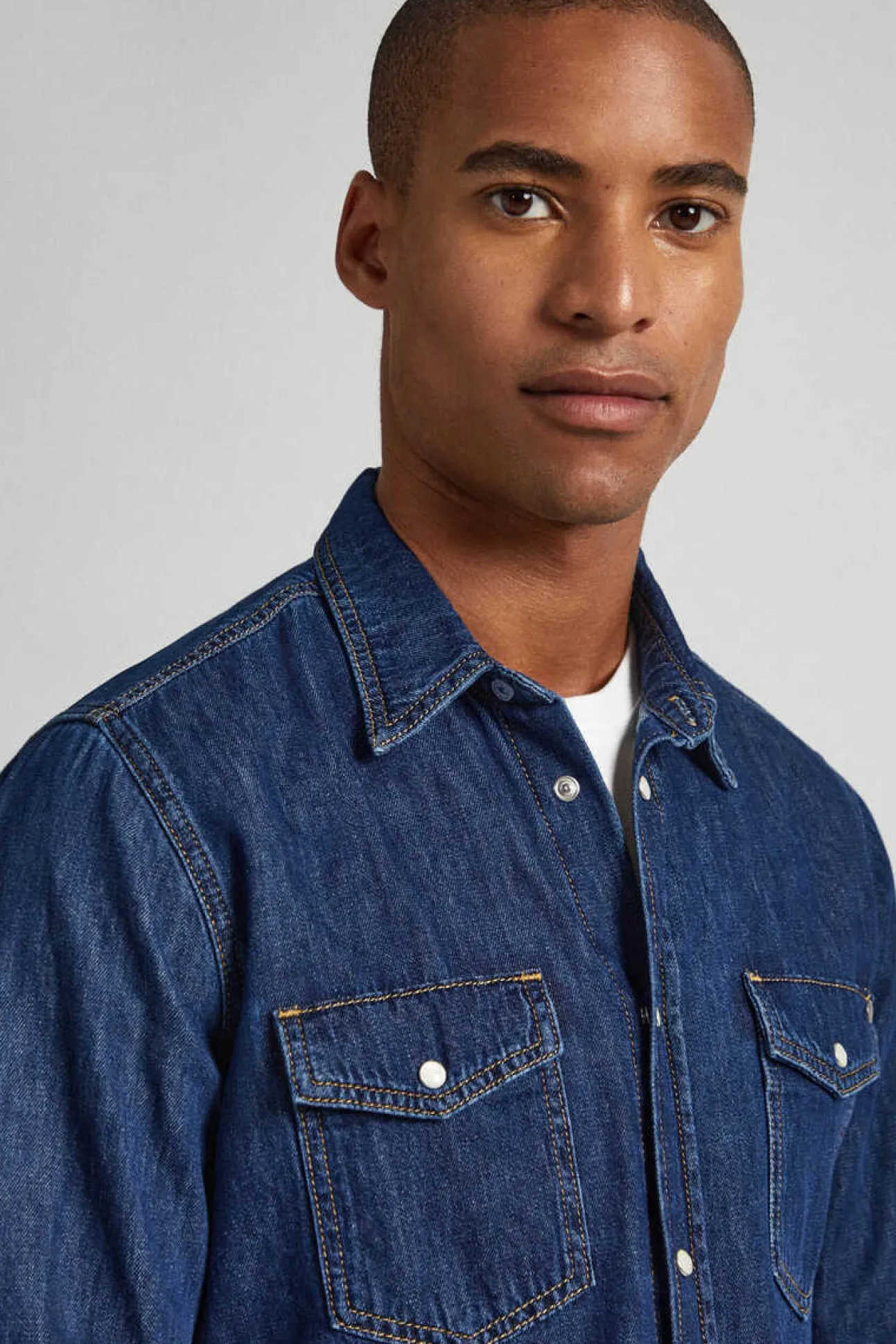 Camisa Denim Fit Regular