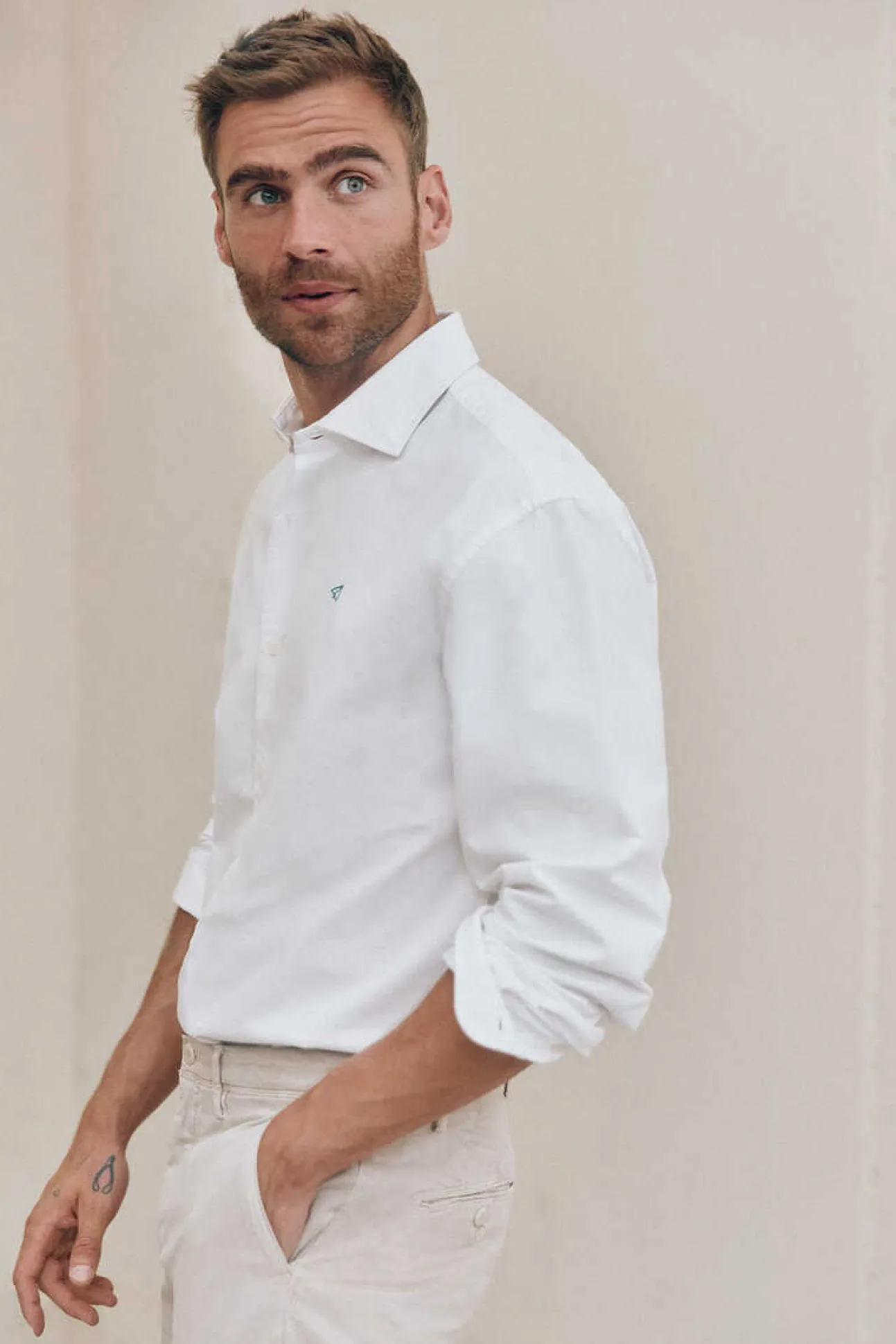 Camisa Gola Italiana Slim