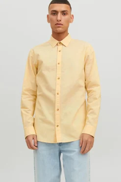 Camisa Linho De Manga Comprida