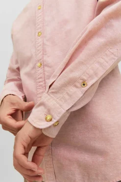 Camisa Linho De Manga Comprida