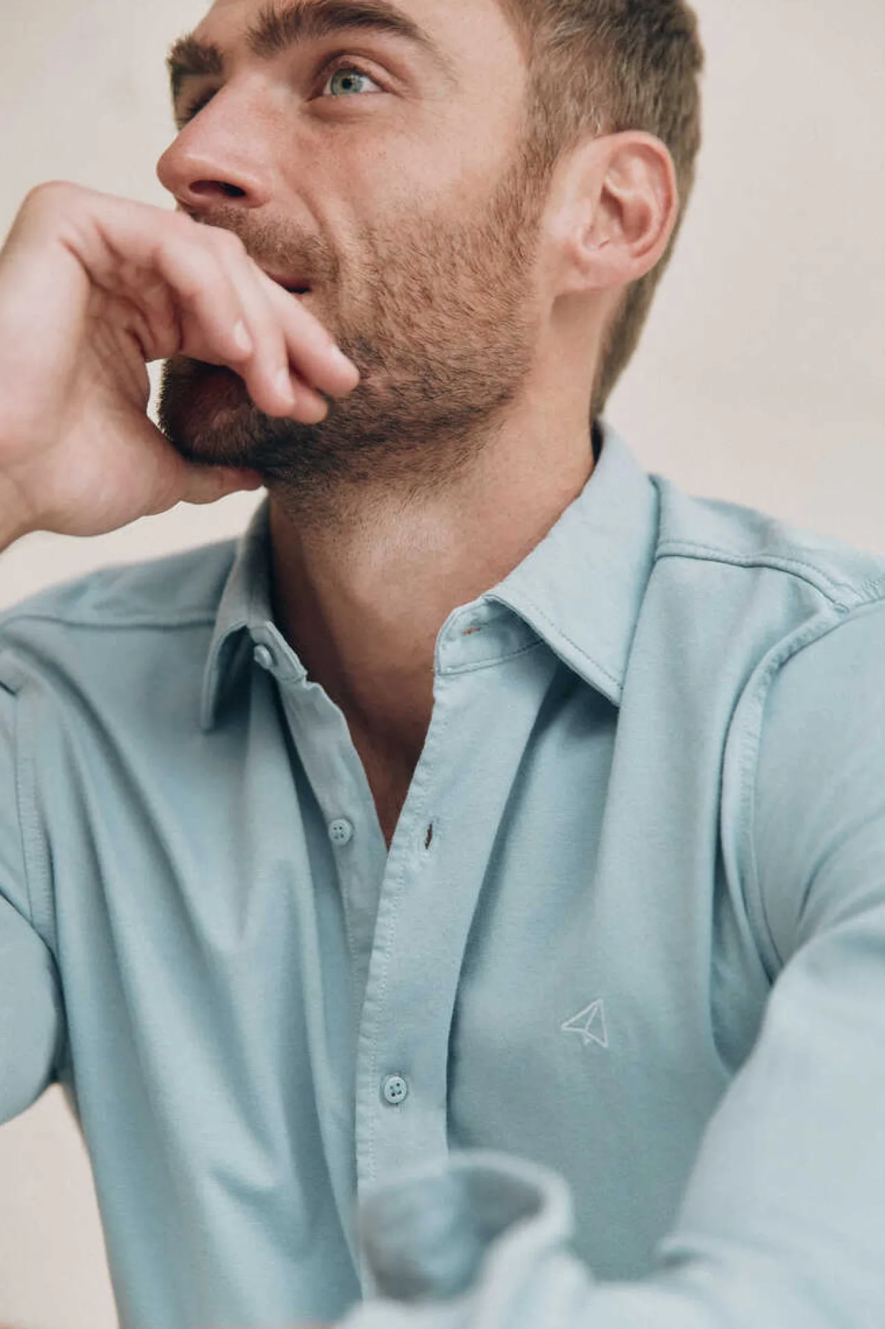 Camisa Malha Efeito Lavado