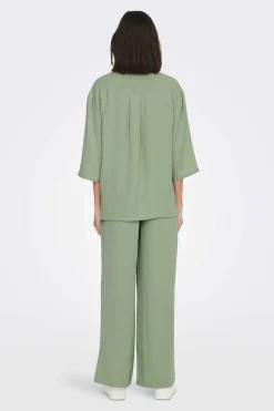 Camisa Manga 3/4 Botoes