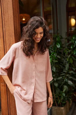 Camisa Manga 3/4 Botoes