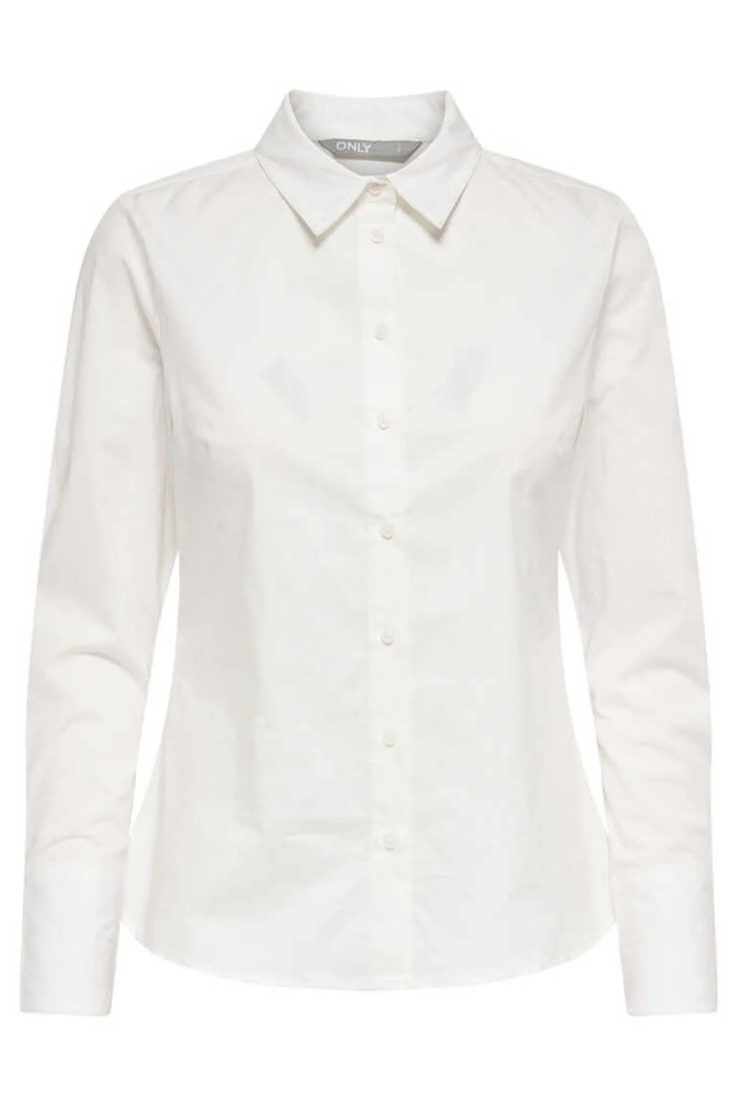 Camisa Manga Comprido Colarinho De Lapelas