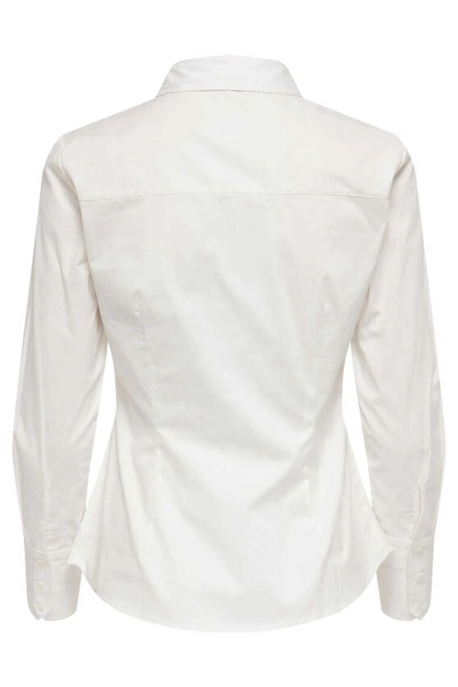 Camisa Manga Comprido Colarinho De Lapelas