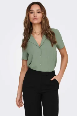 Camisa Manga Curta Botoes