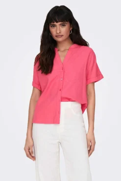 Camisa Manga Curta Popelina