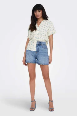 Camisa Manga Curta Popelina