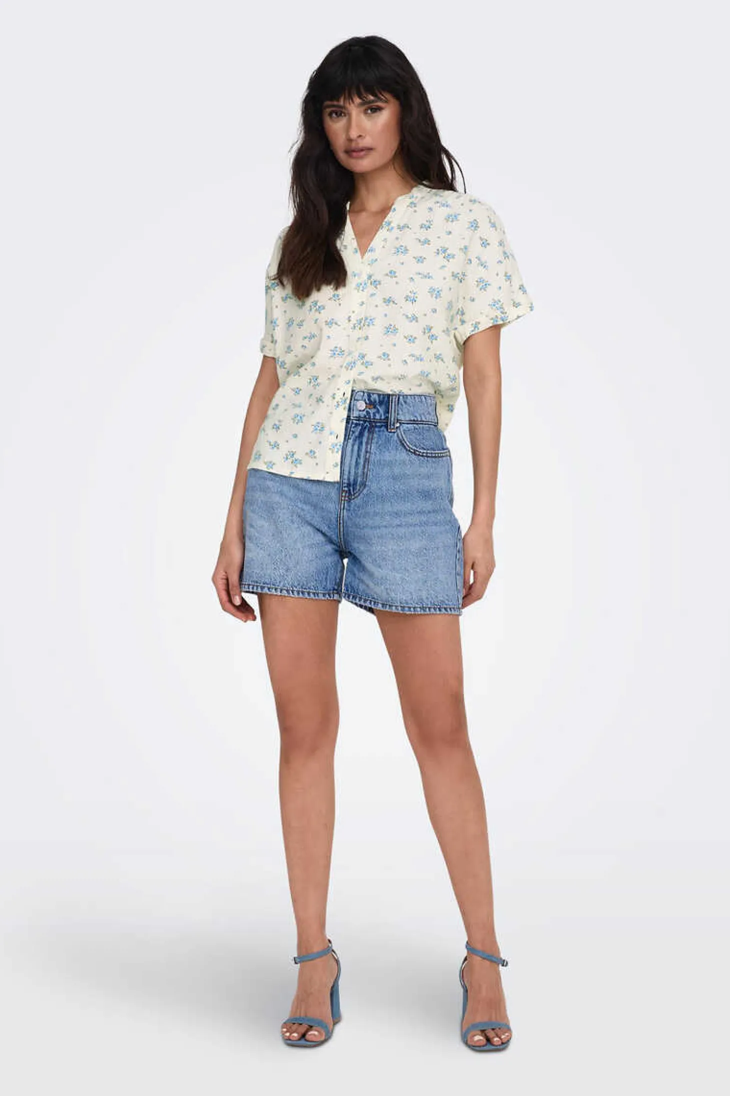 Camisa Manga Curta Popelina