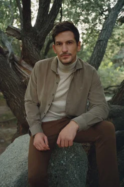 Camisa Microbombazina Slim Fit