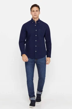 Camisa Oxford Liso