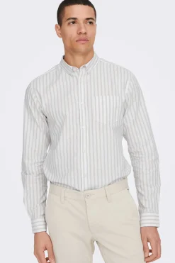 Camisa Oxford Riscas