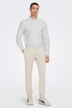 Camisa Oxford Riscas