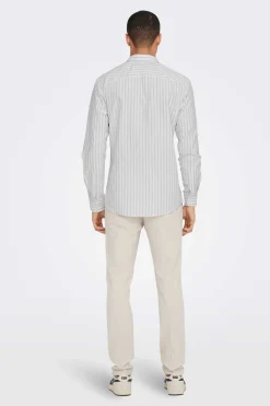 Camisa Oxford Riscas