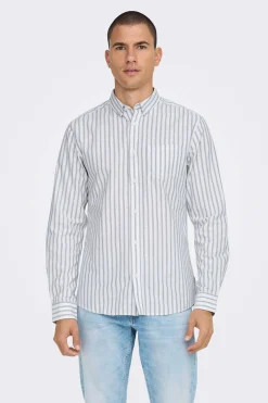 Camisa Oxford Riscas