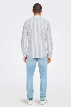 Camisa Oxford Riscas