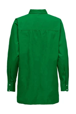 Camisa Popelina Gola Lapelas