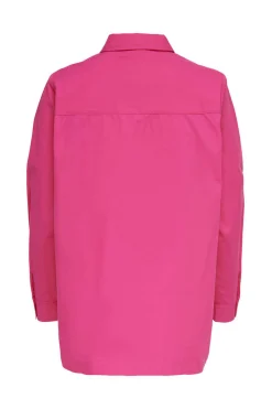 Camisa Popelina Gola Lapelas