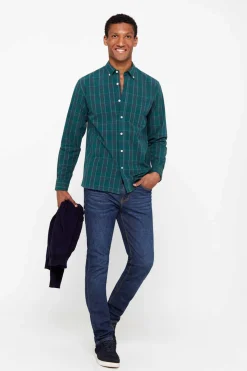 Camisa Quadrados Facil De Engomar