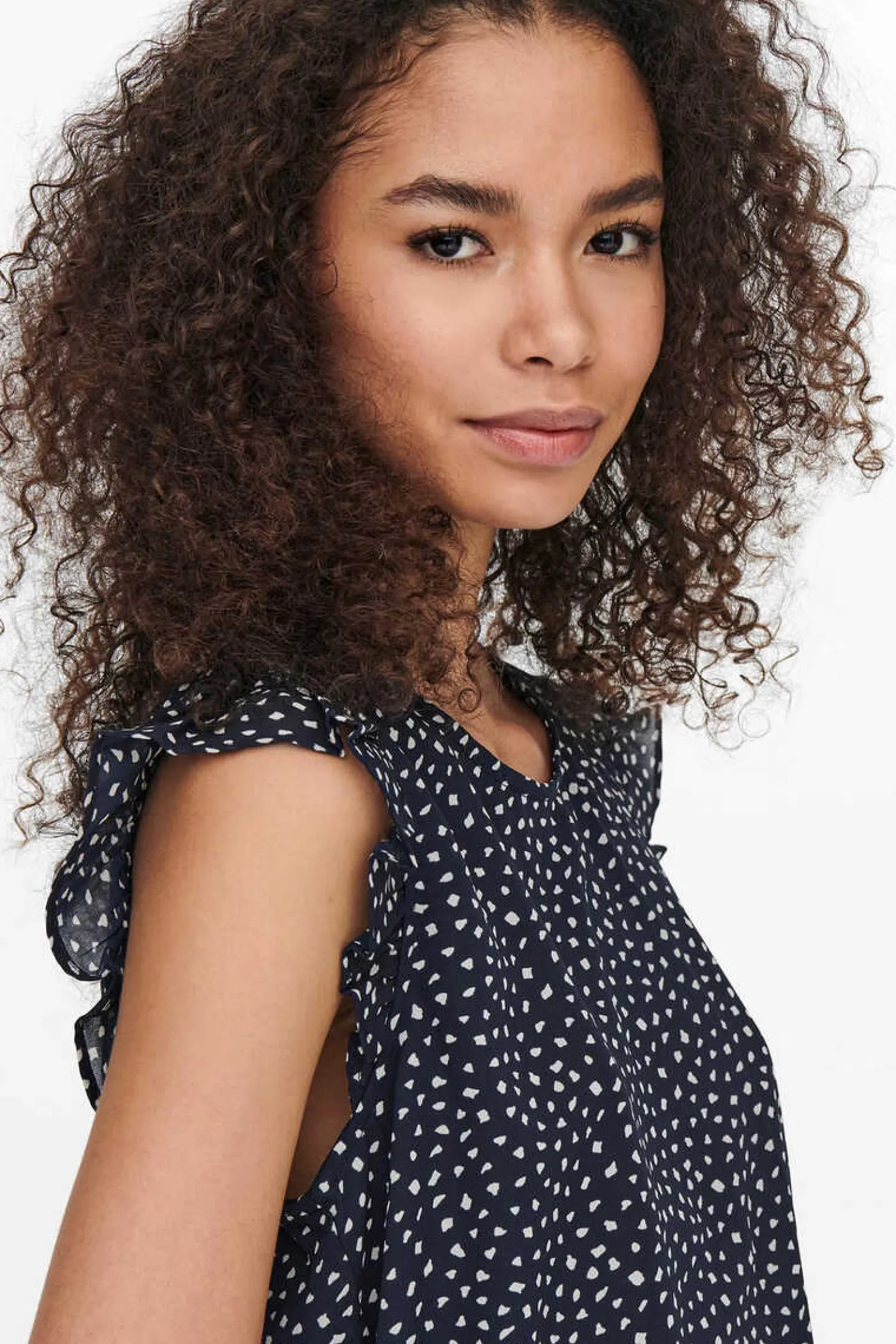 Camisa Sem Mangas Com Gola Redonda