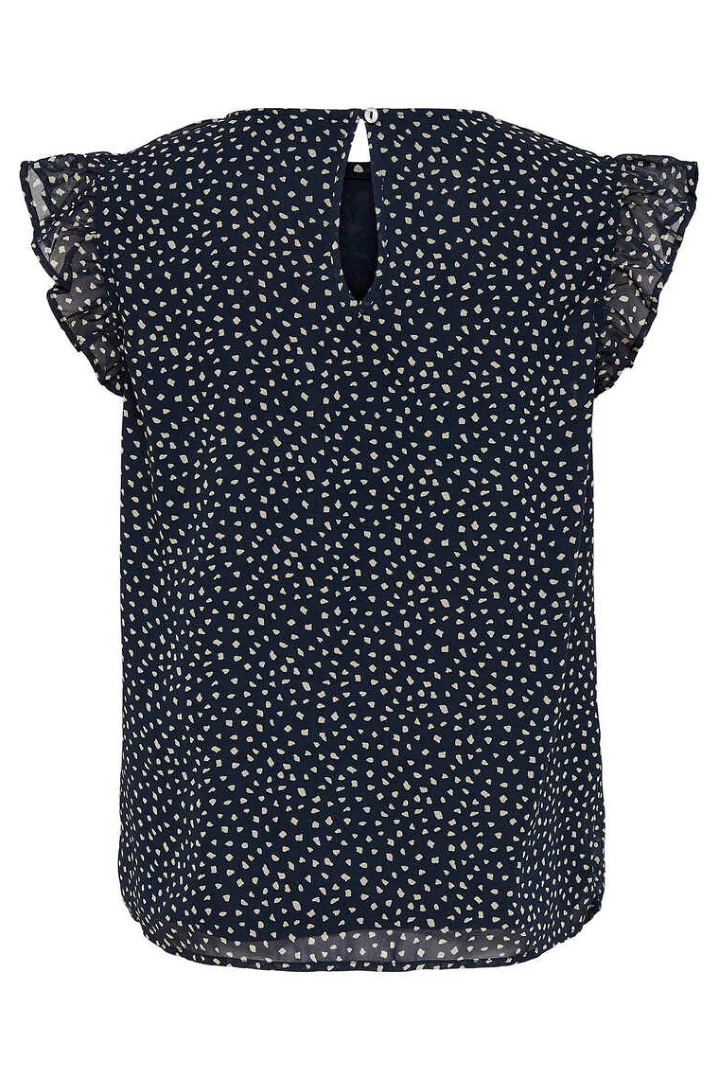 Camisa Sem Mangas Com Gola Redonda