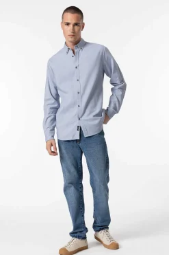 Camisa Slim Fit De Twill