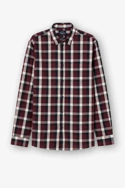 Camisa Slim Fit Popelina Xadrez