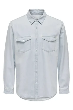 Camisa Tecido Denim