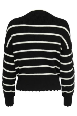 Camisola As Riscas Gola Redonda