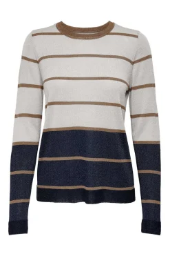 Camisola As Riscas Lurex