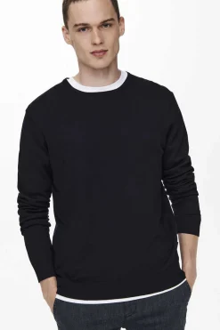 Camisola Basica Com Gola Caixa