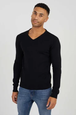 Camisola Basica Com Gola Em Bico