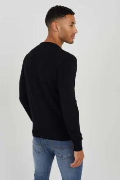 Camisola Basica Com Gola Em Bico